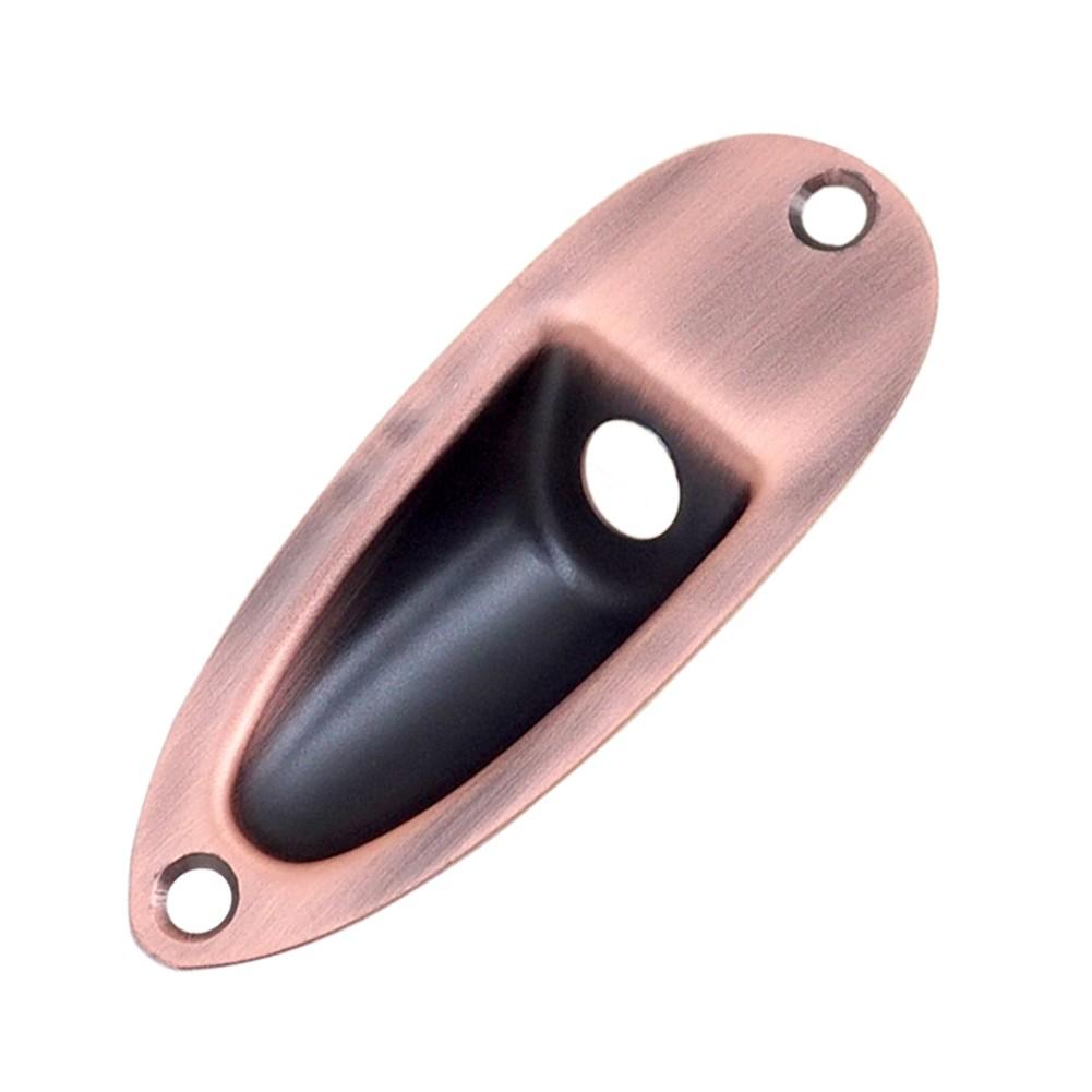 Metal Boat Style Guitar Pickup Output Input Jack-Plug Socket For FD-Strat-Guitar