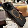 Матовый полупрозрачный чехол-броня 16E с магнитом для iPhone 16E 14 13 11 12 15 16 Pro Max 15 Plus Magsafe Противоударный Жесткий Чехол