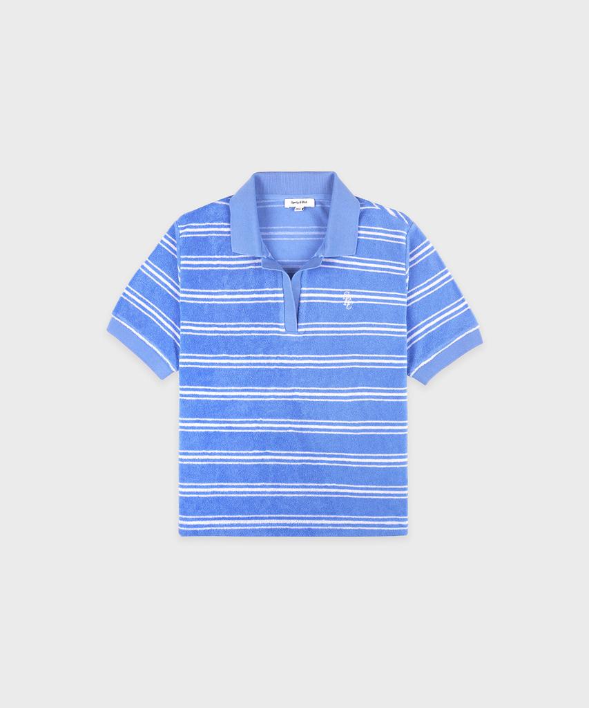 SPORTY&RICH Src Terry Polo Blue R255Aw2001