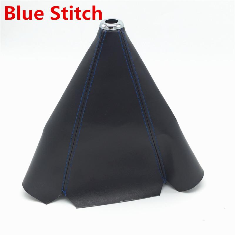 15mm Universal PU Leather Shifter AT MT Car Shift Knob Shifter Gear Knob Gaiter Boot Cover For Ford Galaxy Mondeo 3 4 S-max C-max VW Renault