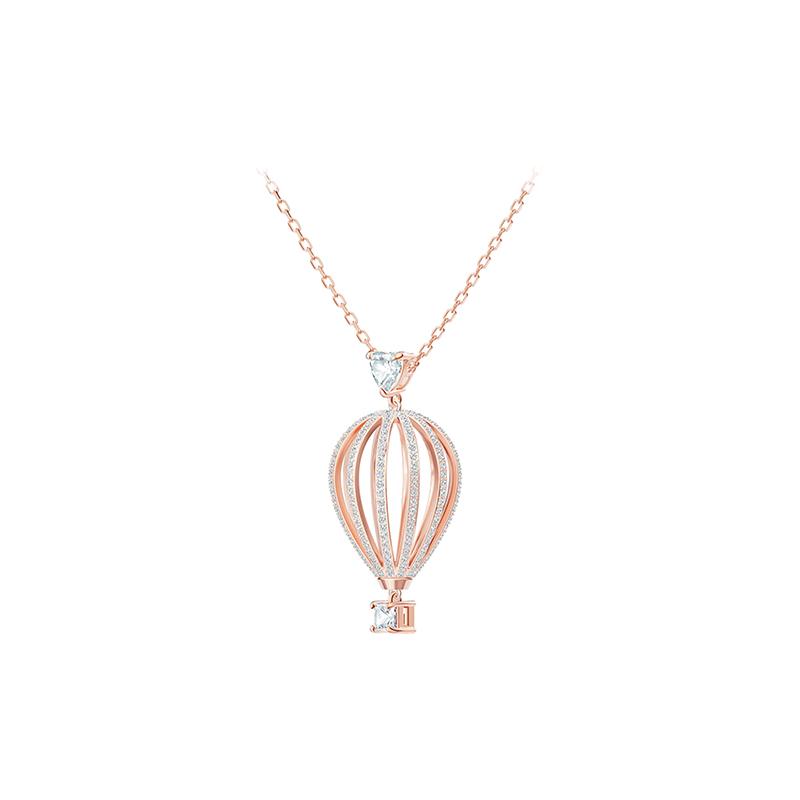 Swarovski Hot air balloon long chain necklace women's white 5499529