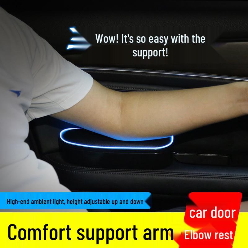 Universal Telescopic Car Armrest Pad with Storage