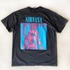 Nirvana sliver Черная футболка 90-х Размер S-5XL Хлопок Мужская DO226 Унисекс Футболка