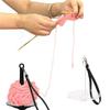 String Dispenser Holder Acrylic Detachable Leather Wrist Yarn Holder Reusable Yarn Minder for Home Lightweight Yarn Ball