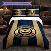 Portsmouth FC Themed Bedding 3Pcs Duvet Cover Set Decorative Bed Linen For Teen Room Home Decoration