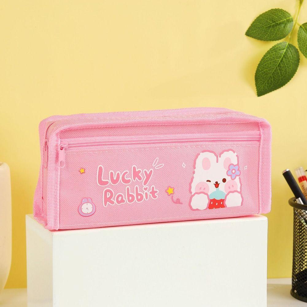 Большой вместительный органайзер для канцелярских принадлежностей, мультяшный пенал, симпатичная сумка для ручек