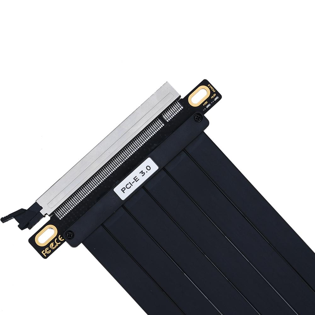 Кабель-удлинитель PCI-E 3.0 PCIe 3.0 x16 Высокоскоростной Гибкий Удлинитель Карты Порт Расширения Адаптер 180 Градусов Удлинительный Шнур для GPU