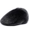 Middle-Aged And Elderly 50-80 Years Old Imitation Mink Hair Hat Men'S Winter Outdoor Cap Fleece Ear Protection Cotton Hat Forward Hat