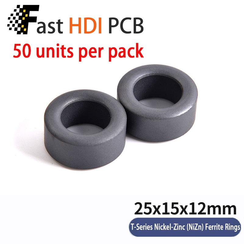 Anti-Interference Ferrite Toroid Core Ni-Zn - High Frequency Common Mode Inductor Ring for Electronic Equipment