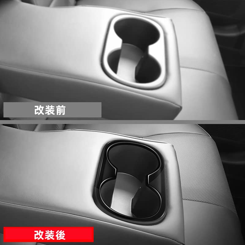 TADOKAPATU Toyota New Prius 60 Series Задний подстаканник Подстаканник на заднее сиденье Отделка Внутренняя панель Детали интерьера Аксессуары для защиты от царапин M