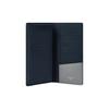 Louis Vuitton Brazza Classic Logo Taïga Leather Wallet Men wallet Gray Blue M25966