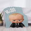 Плед для ребенка Boss Baby Клетчатый Пушистый Мягкий Пледы и Покрывала Роскошное Покрытие Плед Диван Колено Микрофибра Индивидуальный Звезда H Аниме Милый