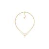 DIOR Resin, Faux Crystal Necklaces Women's Gold N1389PTCCY