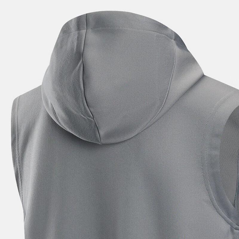 Nike Спортивная мода с большой буквой в студенческом стиле, модная толстовка без рукавов с капюшоном, мужская толстовка темно-серого цвета HJ9186-084