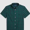 Polo Ralph Lauren Рубашка с коротким рукавом Color Block Клетка с вышитым логотипом Детские топы Зеленый CWPOWOVY6820469-300