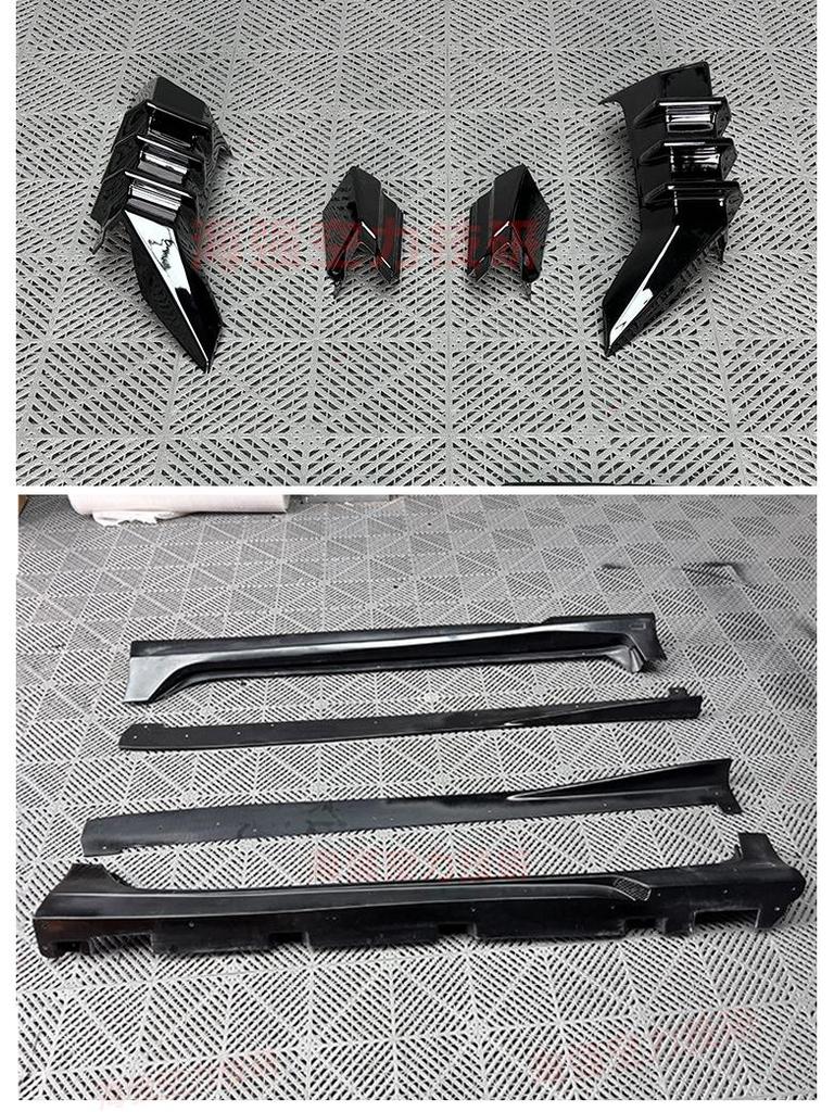 Полный боди-кит VS Style для Honda Civic FK8 Десятого Поколения (2015-2021): Губа переднего бампера, Пороги, Угловые накладки