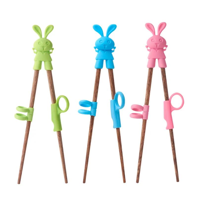 Eat Training Chopsticks Baby Learning Tableware Children Chopsticks Trainer Chinese Chopstick Kitchen Supplies Cartoon Children