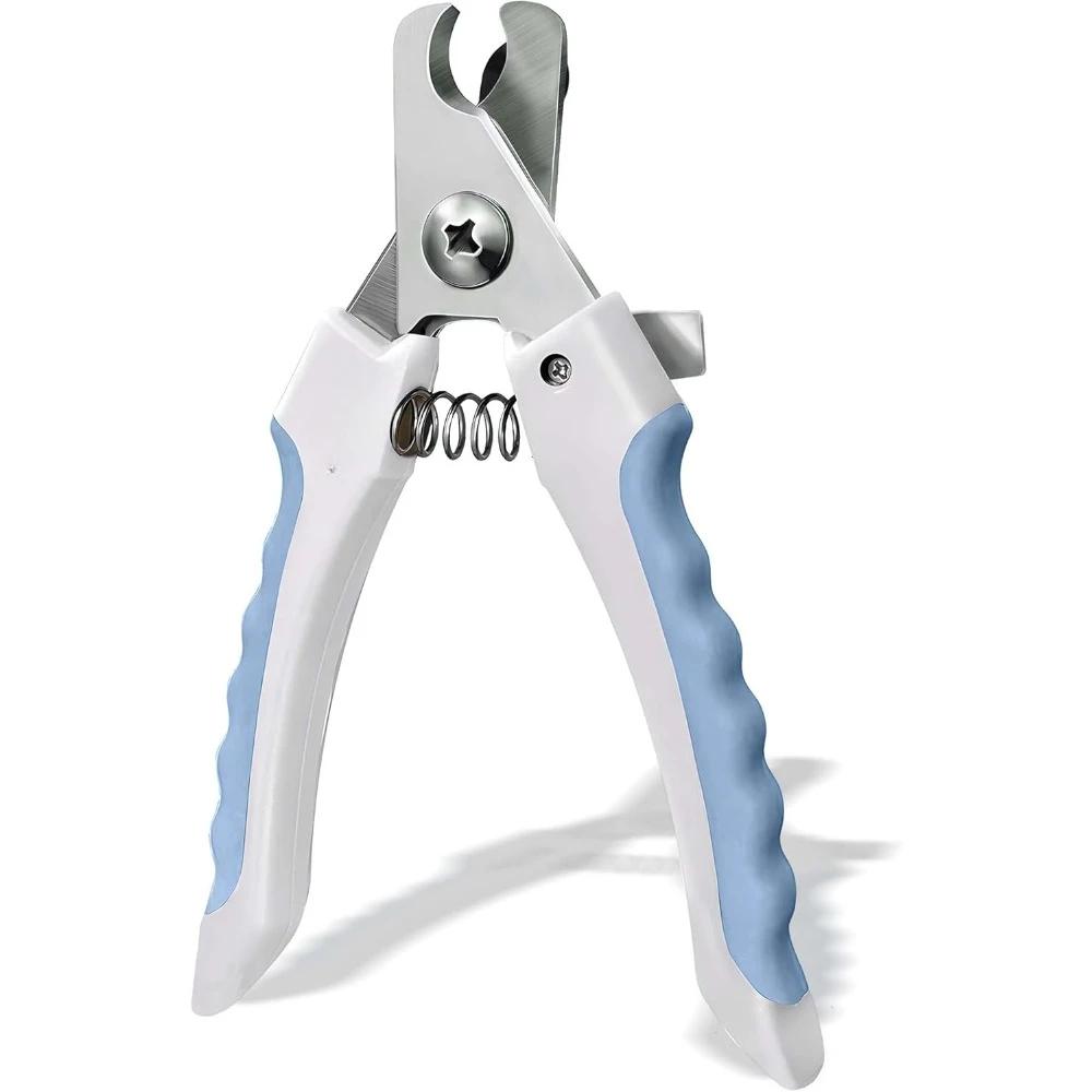 Dog & Cat Pets Nail Clippers and Trimmers - with Safety Nail Guard to Avoid Over Cutting, Nail File Great for Cats, Dogs