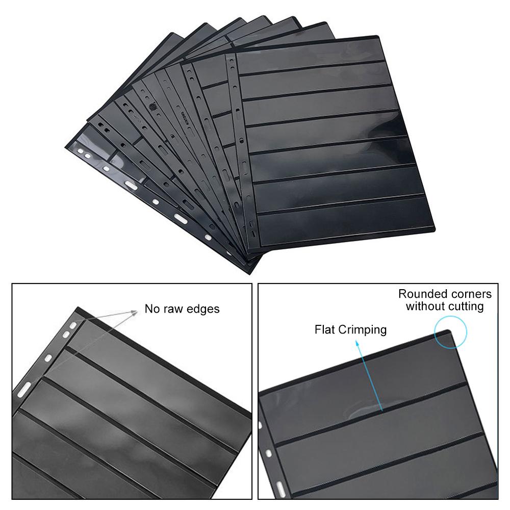 10 шт. 7 сеток почтовых марок альбом страниц коллекция монет держатель марок с отрывными листами книга с отрывными листами банкноты