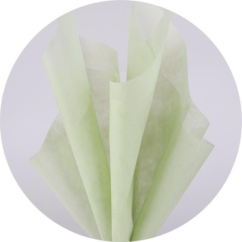 Custom Waterproof Bouquet Paper - Solid Color Cotton Flower Wrap Material