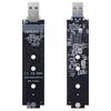 Адаптер M.2 SSD SATA/NVMe на USB 3.1 B+M Key/M Key на жесткий диск M2 3.1 Riser Adapter E C3X2