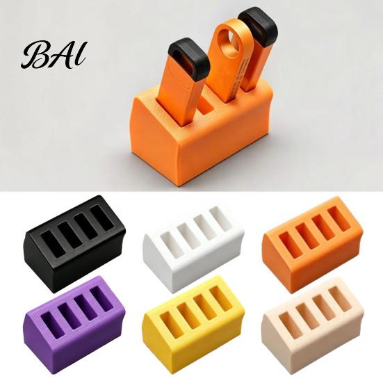 USB Drive Case U Disk Storage Box, with 4 Divided Compartments, Space Saving Flash Holder Management Organizer, for Office And Home Organization Box