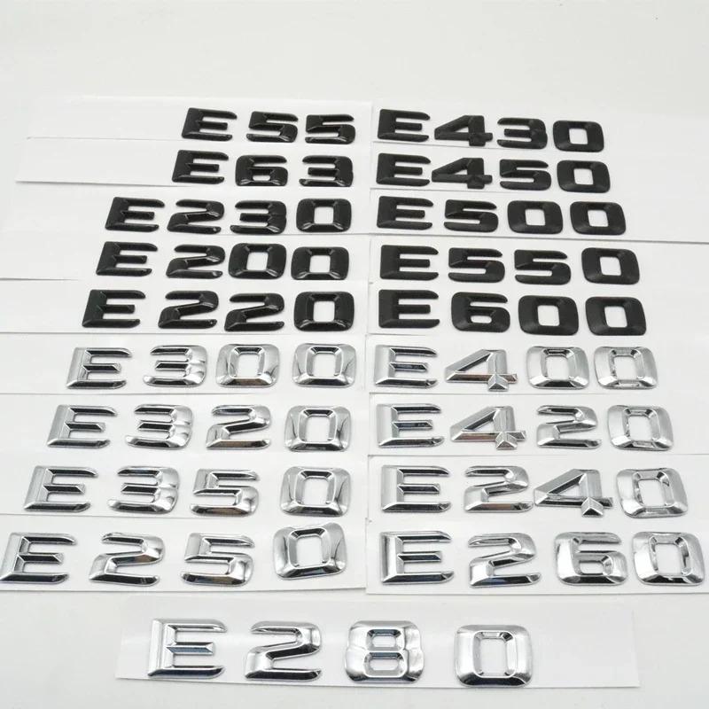 3D Trunk Emblem Badge For Mercedes Benz E-Class W210 W211 E43 E53 E63 E55 E200 E220 E250 E280 E320 E350 E420 E550 E500 E430