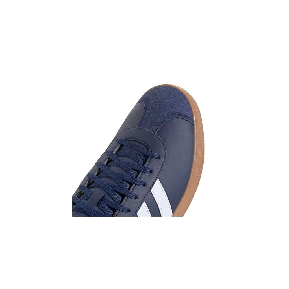 Adidas VL Court Base Unisex Adult Sneakers NLF52 Dark Blue Footwear White Gum JR2212 22.5 cm