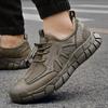 Модная крутая летняя сетчатая мужская обувь для ходьбы на открытом воздухе, мужские кроссовки для спорта, новая дышащая повседневная обувь на шнуровке, мужская обувь для хайкинга