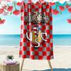 Name Custom US Cremonese Print Beach Towel, Large Soft Quick Dry Towel for Beach Camping Swimming
