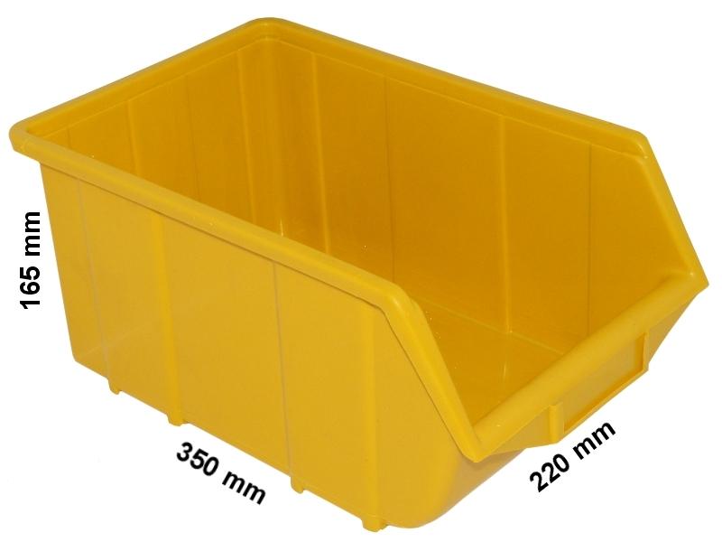 Storage container - Ecobox large | Yellow