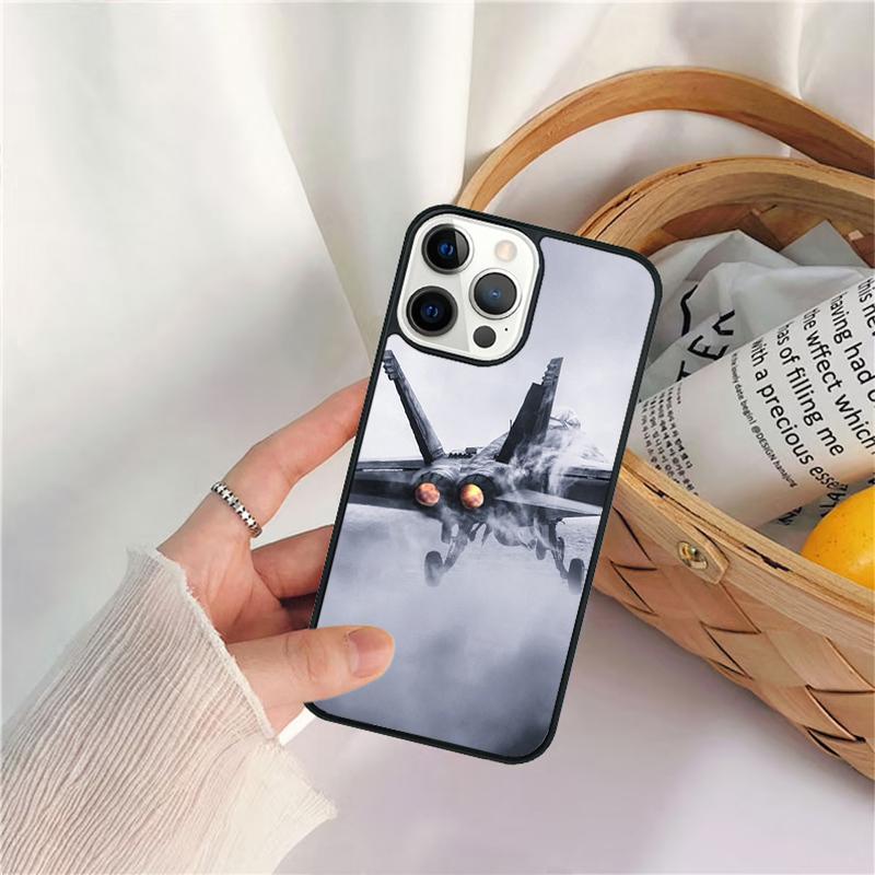 F14 Fighter Tomcat Mobile Celular Phone Cases for iPhone 17 Air 16 16e 15 Plus for Apple 13 14 11 12 Pro Max coque funda