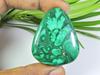 126Cts. Натуральный Малахит Кристалл Фантазийный Кабошон Свободный Драгоценный Камень 37X44X07 ММ SK-641