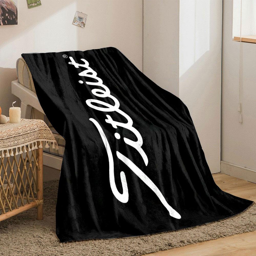 Titleist Logo Blanket bedroom Blanket for Livingroom Couch lunch break Soft Cozy throw for Friend's festival Gift