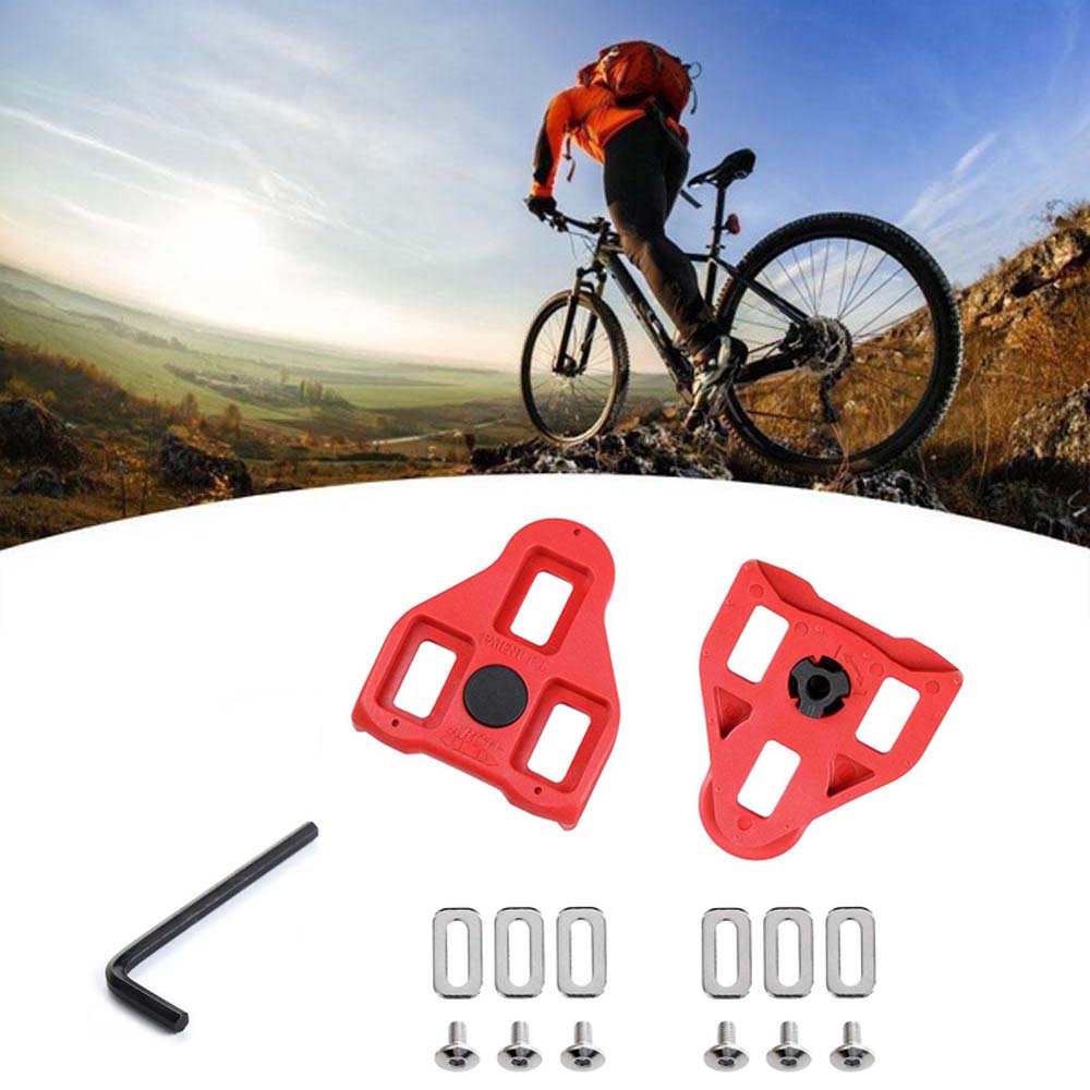 Cleats Shoes Splint 9 Degree Float Bicycle Cleats Set Bike Shoes Cleats Lock Pedal Pedals Cleat Set
