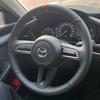 Для Mazda CX-30 CX30 Mazda 3 Axela Ручная прошивка замшевая противоскользящая оплетка на руль автомобиля