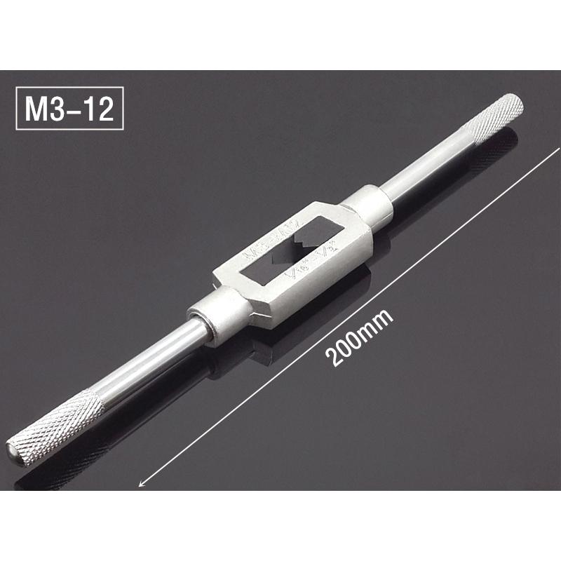 Регулируемый держатель метчика с трещоткой M3-8. Ключ для метчика с храповым механизмом. Метчик M3-M12. Набор сверл. Ручные инструменты для нарезания резьбы и сверло для метчика с резьбой.