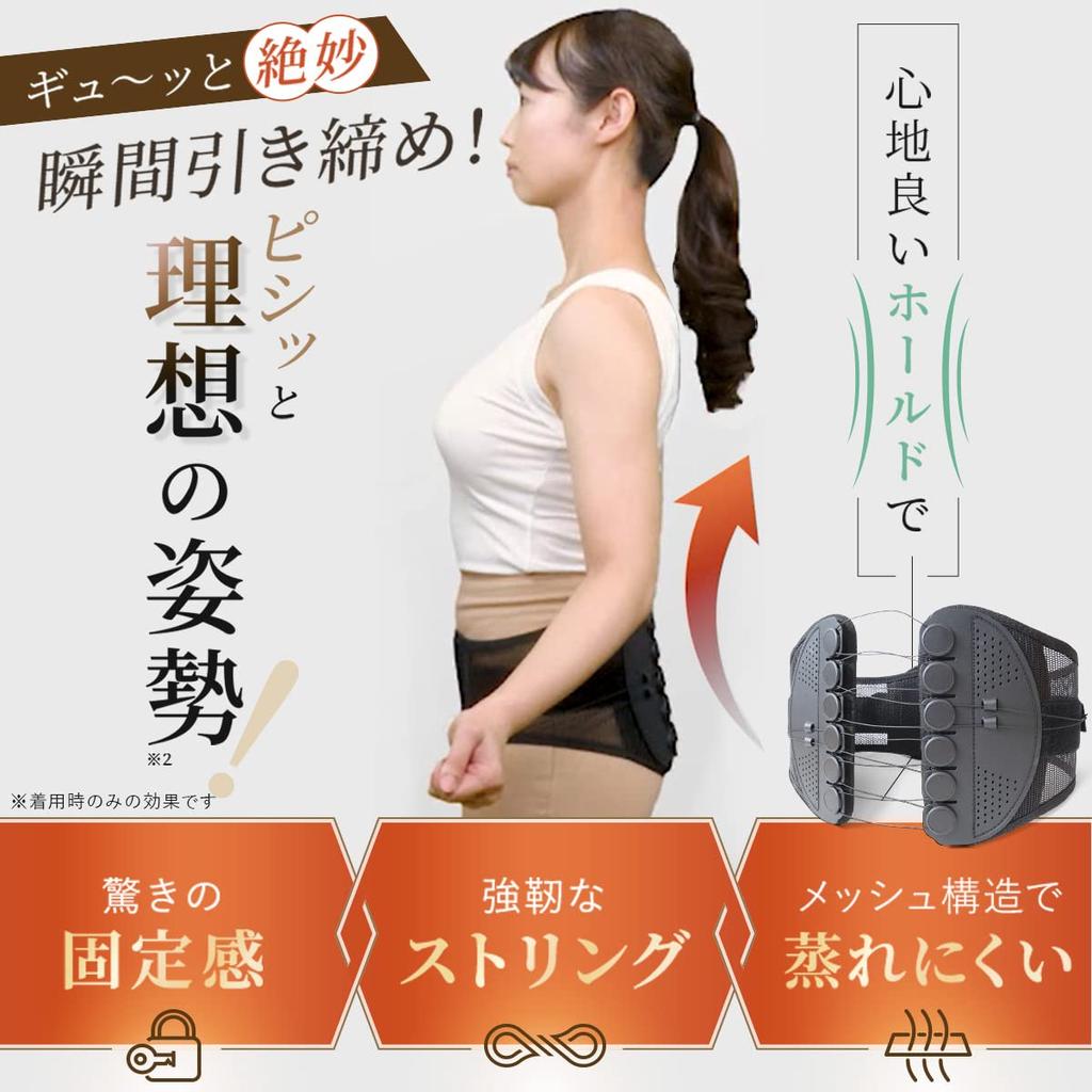 Copa Official Pelvic Adjustment Team Kashan Genuine Pelvic Belt Corset Washable Waist Posture Pelvic Support Belt Thin Mesh Breathable (M (60-83cm))