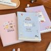 Thickened Paperback Planner Notebook Cartoon Illustration Monthly Weekly Planner  Girls Students