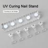 Магнитная подставка для ногтей Держатель для демонстрации накладных ногтей Профессиональный набор для нейл-арта