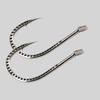 30 Pcs/bag Fishing  Hook 100C Carbon Steel Dragon Scale Barbed Fishing Tackle Fishing Supplies