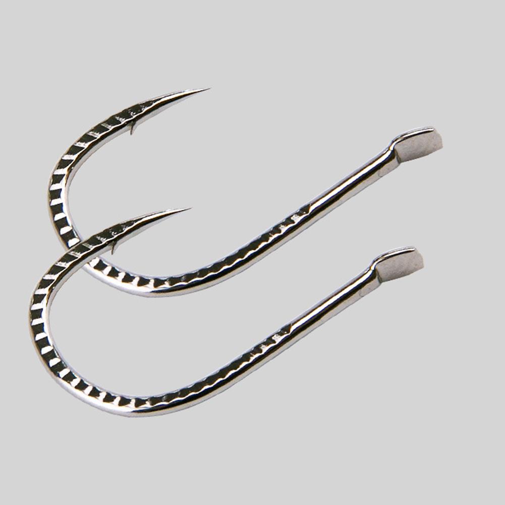 30 Pcs/bag Fishing Hook 100C Carbon Steel Dragon Scale Barbed Fishing Tackle Fishing Supplies