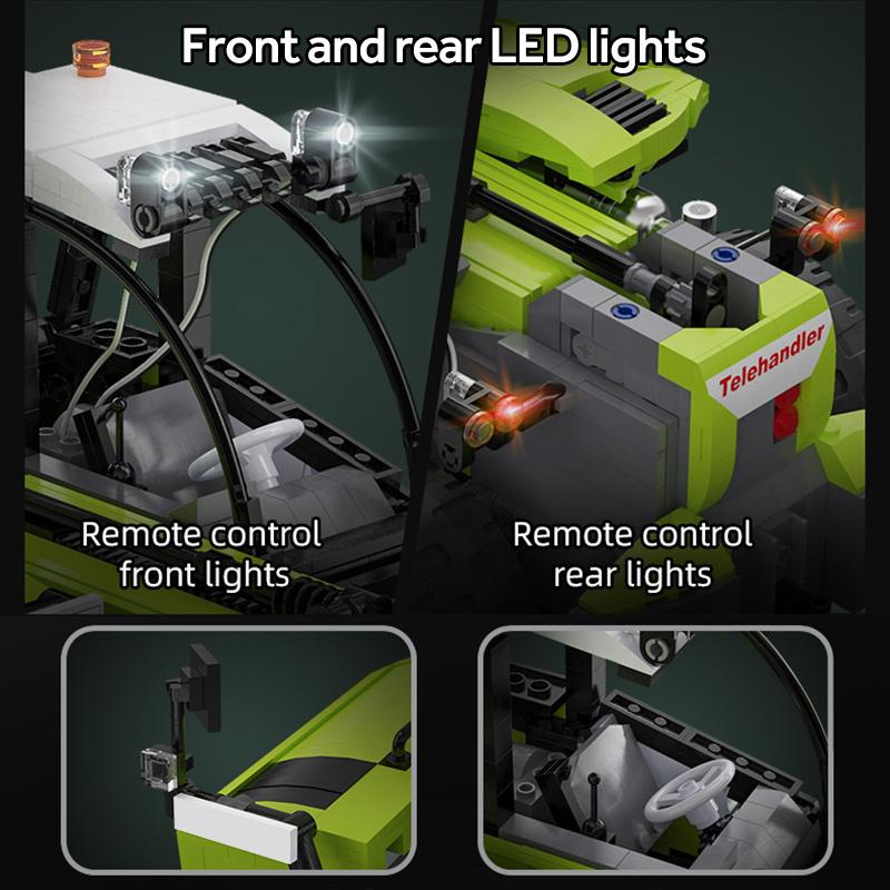 Cada Городской технический пульт дистанционного управления, инженерный автомобиль, модель DIY, строительные блоки, радиоуправляемый грузовик, автомобиль, кирпичи, игрушки для детей