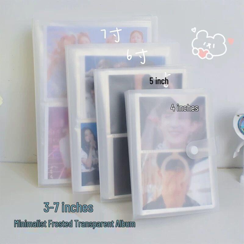 Instax-Style Polaroid Album for Photos, Tickets, Postcards & Cards, 3-5-6-7 Inch High Capacity, Aesthetic Design
