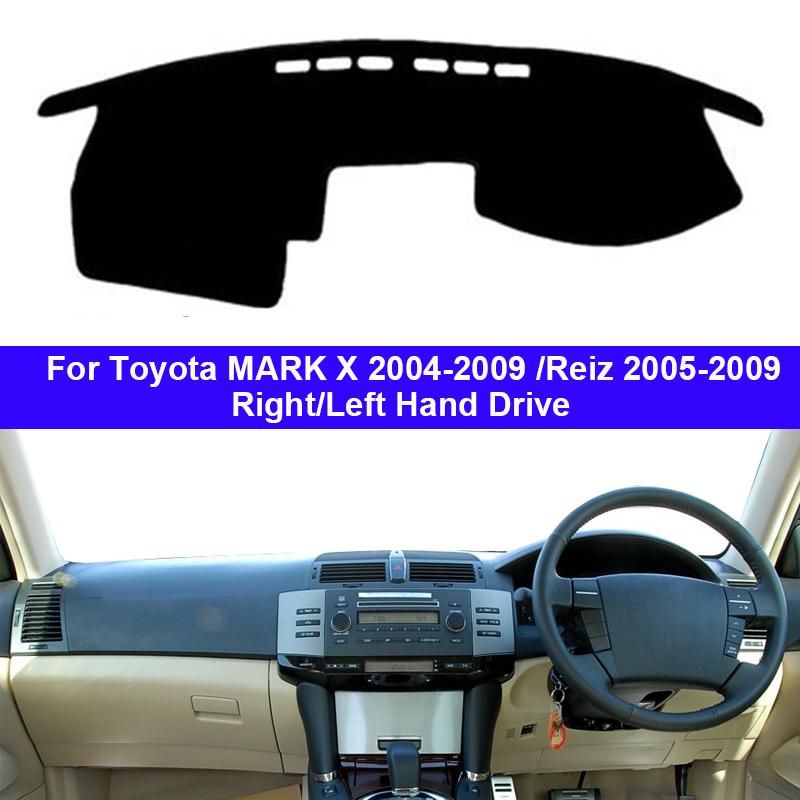 Накладка на панель приборов автомобиля Коврик на торпедо Накидка для Toyota MARK X 2004 - 2009 Reiz 2005 - 2009 Автомобильный козырек от солнца Анти-солнце УФ Анти-грязь