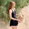 DK Women's Swimsuit Slimming One-Piece Hot Spring Swimwear