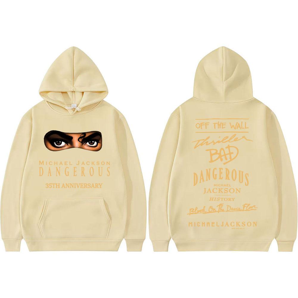 Король Поп-музыки Майкл Джексон Эпоха Bad Dangerous Худи Мужская Одежда Мода Готический Худи Повседневный Комфорт Толстовки Уличная Одежда