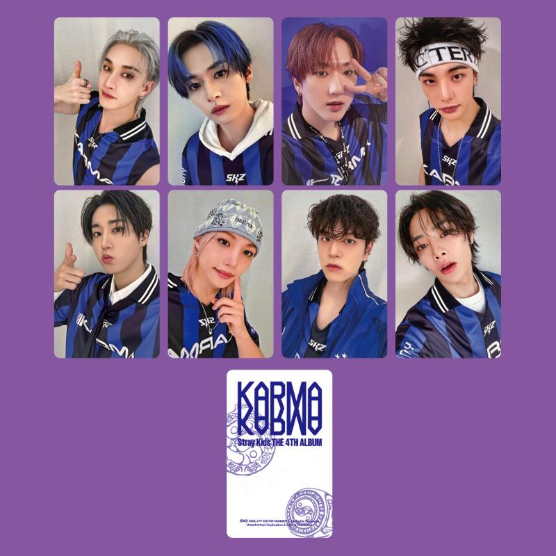 Skzoo Stray Kids DOIT KARMA Поп-ап Фотокарточки Хёнджин Бан Чан Хан Идол Коллекционные Карточки Для Фанатов Коллекционера Подарок
