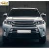 Chrome Front Fog Light Cover Trim Accessory For Toyota Highlander 2017-
