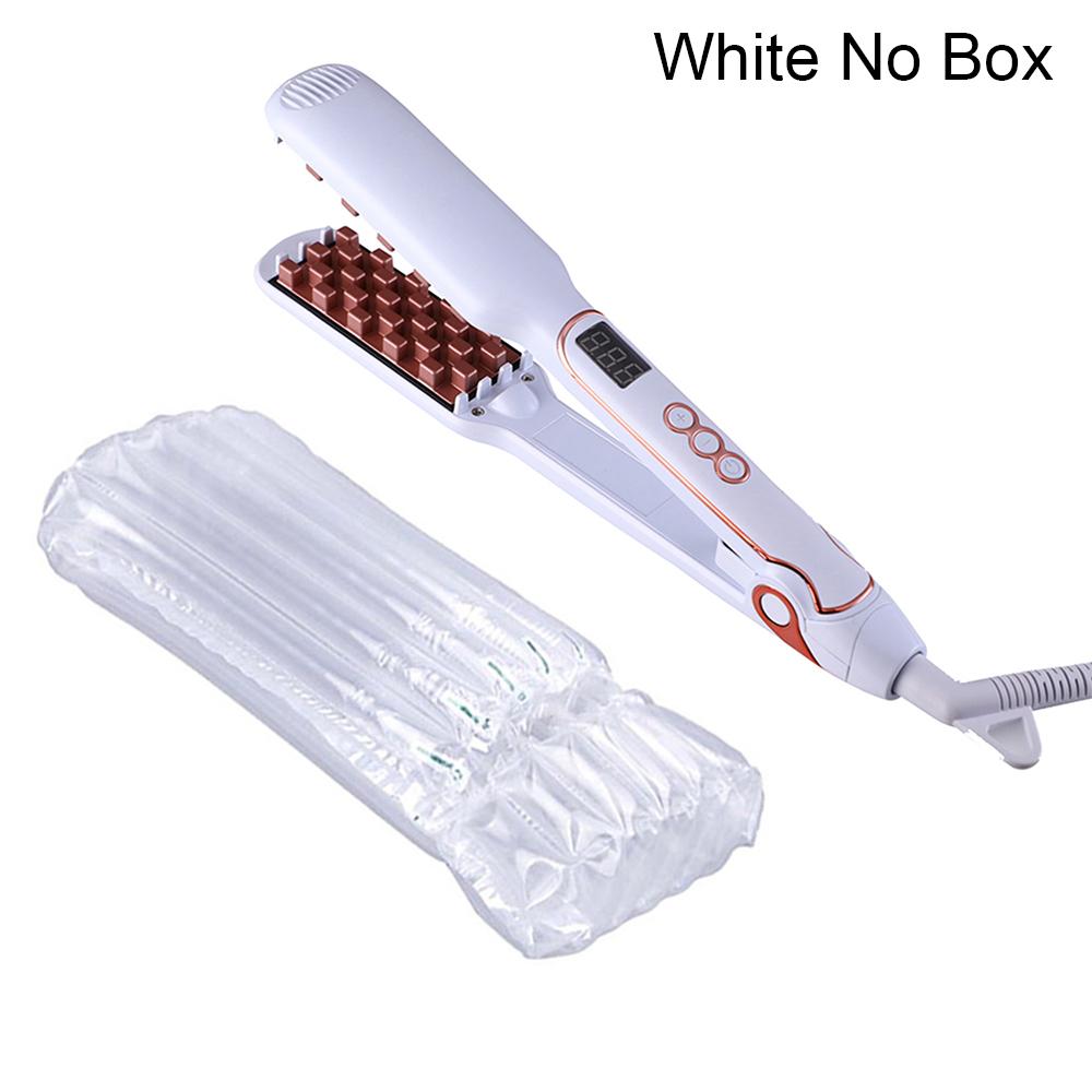 Утюжок для придания объема волосам, выпрямитель для волос, щипцы для завивки, керамические щипцы для завивки волос, блестящие и шелковистые, 2 в 1, выпрямляющий и завивающий утюжок.